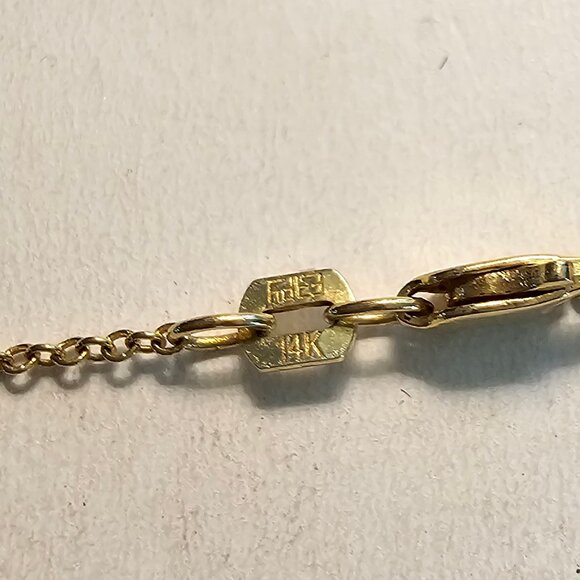 EFFY 14k yellow gold chain 1,6 g, 18" - Picture 1 of 5